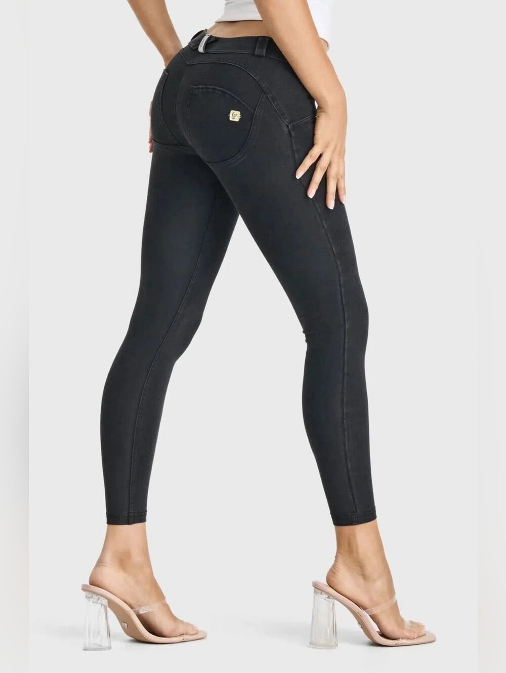Freddy WrUp Black Denim Low Rise Pants